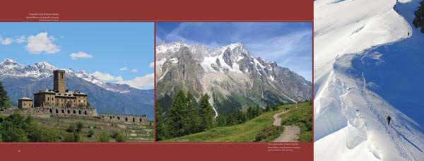 Valle d'Aosta: il castello di Sarre (Aosta) e il Monte Bianco
