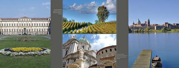 Lombardia: la villa reale di Monza, vigneti in Lombardia, il Duomo di Brescia, Mantova